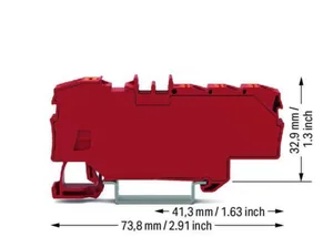 Haaroitusliitin Wago Topjob S - HAAROITUSLIITIN TOPJOB S 1X6(10)MM²/6X1.5(2,5)MM², PUN