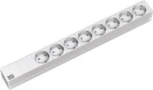 Jatkopistorasia Bachmann 19" - JATKOPISTORASIA BACHMANN 19" PDU BASIC 1U, 8 X PR.