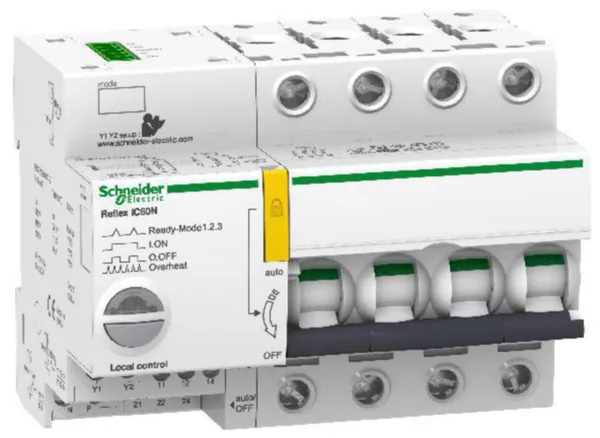 Kauko-ohjausyksiköt Schneider Electric Acti 9 Reflex Smartlink IC60N 4P C25A