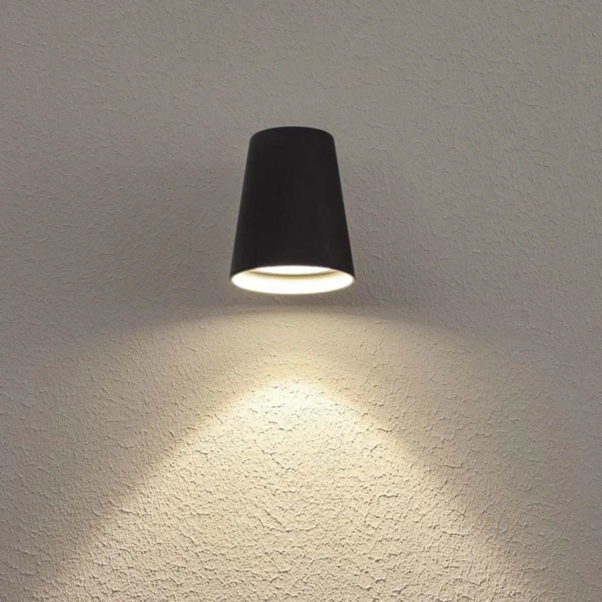 Seinävalaisin ulko Hide-a-lite Cone GU10, CONE GU10 ANTRASIITTI – antrasiitti