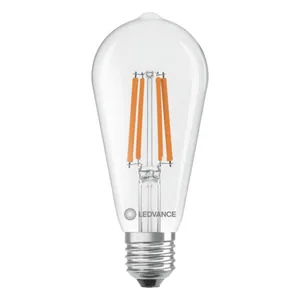 Sisustuslamppu Ledvance Super-Efficient Energy Efficiency Classic Edison - SISUSTUSLAMPPU LEDVANCE ST64 3,8W/827 806LM E27 CL ELA