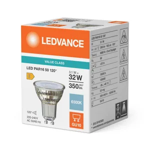 Kohdelamppu Ledvance Value Classic PAR16 - KOHDELAMPPU VALUE CLASSIC PAR16 3,1W/865 350LM GU10 120D