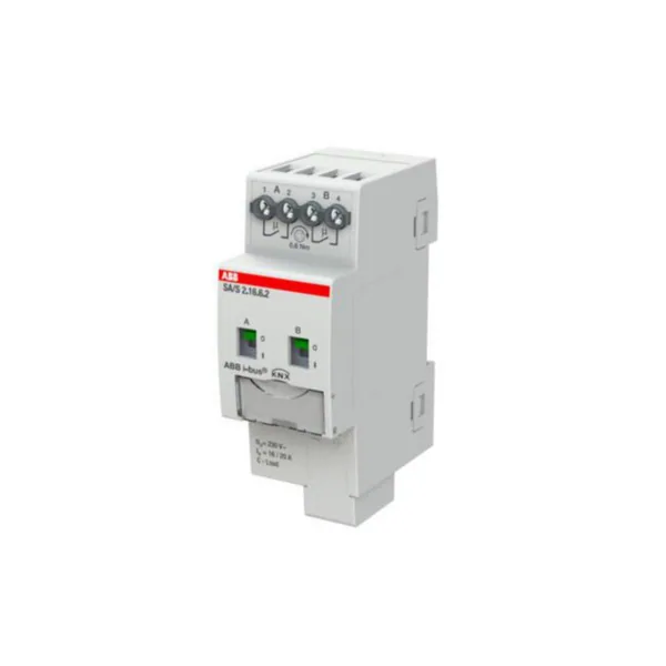 Lähtöyksikkö KNX ABB SA/S2.16.6.2 2X16/20A V.MITT