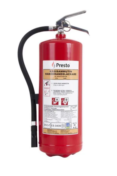 Vaahtosammutin Presto pakkas