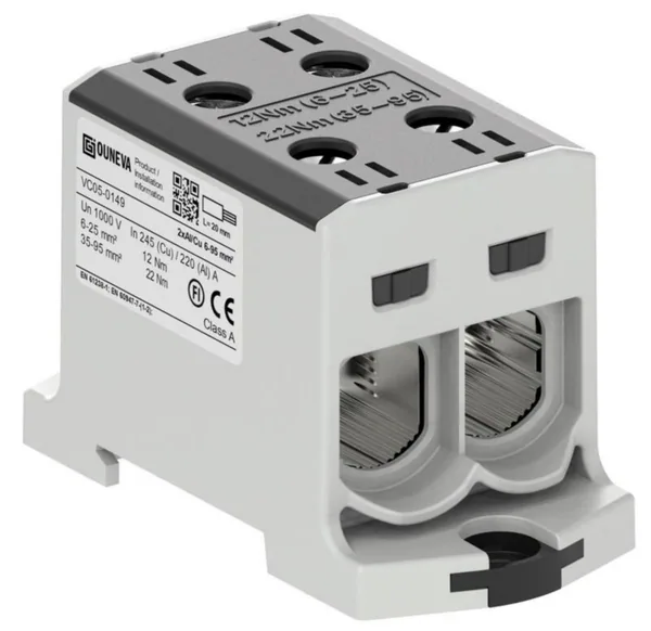 Yleisliitin Ouneva eristetty OTL 2xAl/Cu 6-95mm2 MUSTA
