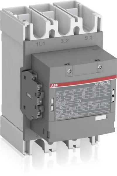 Kontaktori ABB 3-NAP. 132KW 1S,1A 265A(AC-3)