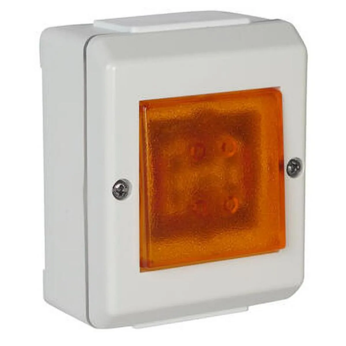 Kytkin ELKO RS16 pinta-asennus merkkivalolla IP55, 1/16A/250V/IP55 PPR MV VAL – valkoinen