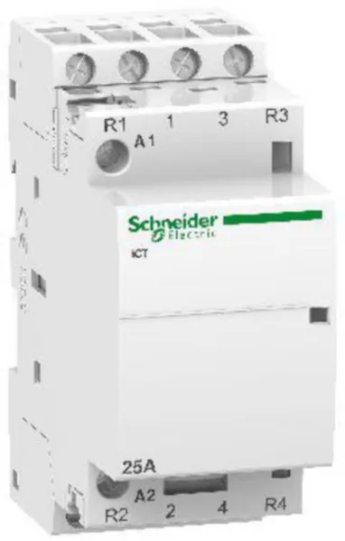Moduulikontaktori Schneider Electric Acti 9 iCT 25A 2AV+2S 230VAC