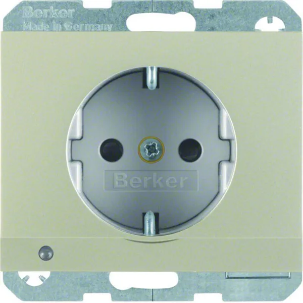 Pistorasia Hager K.5 1S/16A UKR LED RST