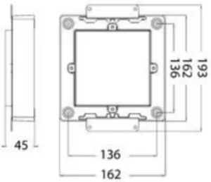 Saunavalaisin Airam SaunaLED - SAUNAVALAISIN SAUNALED SQ IP65 8W/827 DIM PCO TRL