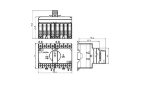 Vaihtokytkin Katko LoadSafe KU 16-40A - VAIHTOKYTKIN KU16-40A 4X16A 400V 7,5KW CO