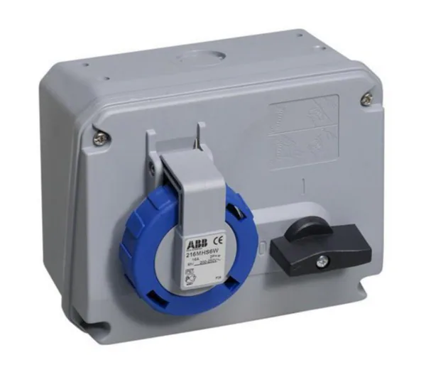 Voimapistorasia Amphenol Critical & Safe IP67 6h, 32A, 2P+E