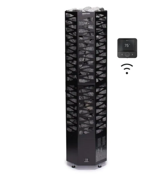 Lattiakiuas Narvi Smooth WIFI 10,5 KW MUST