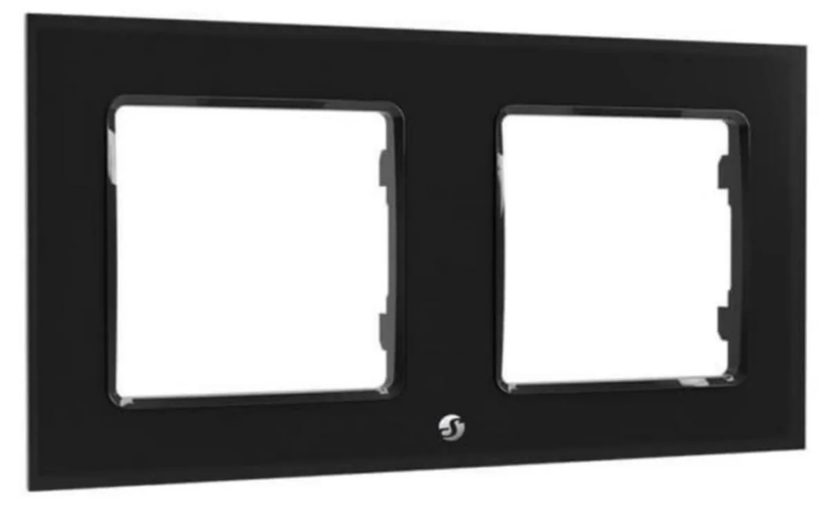 Peitelevy Shelly Wall frame 2 - MUSTA – musta
