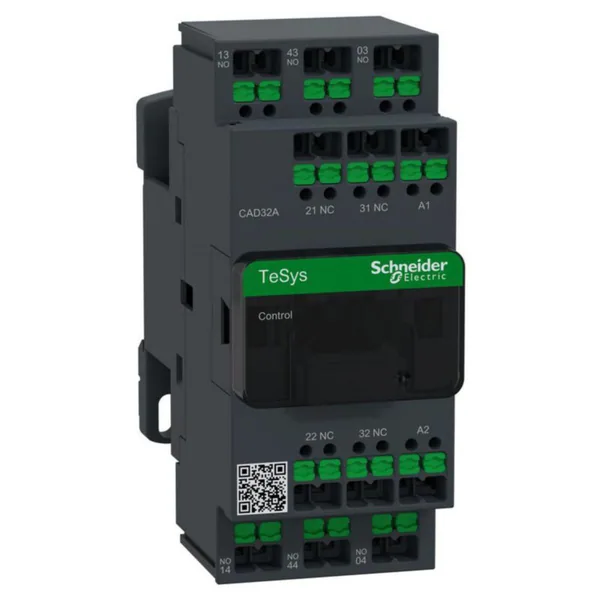 Apukontaktori Schneider Electric TeSys 3NO 2NC 3P 32V AC SNAP-IN