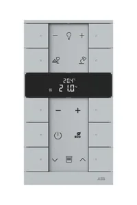 Huonetermostaatti ABB-free@home - HUONETERMOSTAATTI ABB FREEHOME 10-OS T ALU