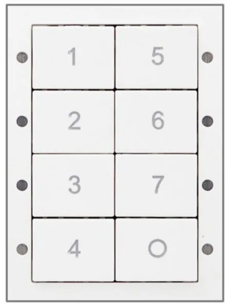 Modulaarinen ohjauspaneeli Helvar Digidim 13xx NÄPPÄIMISTÖ 136W