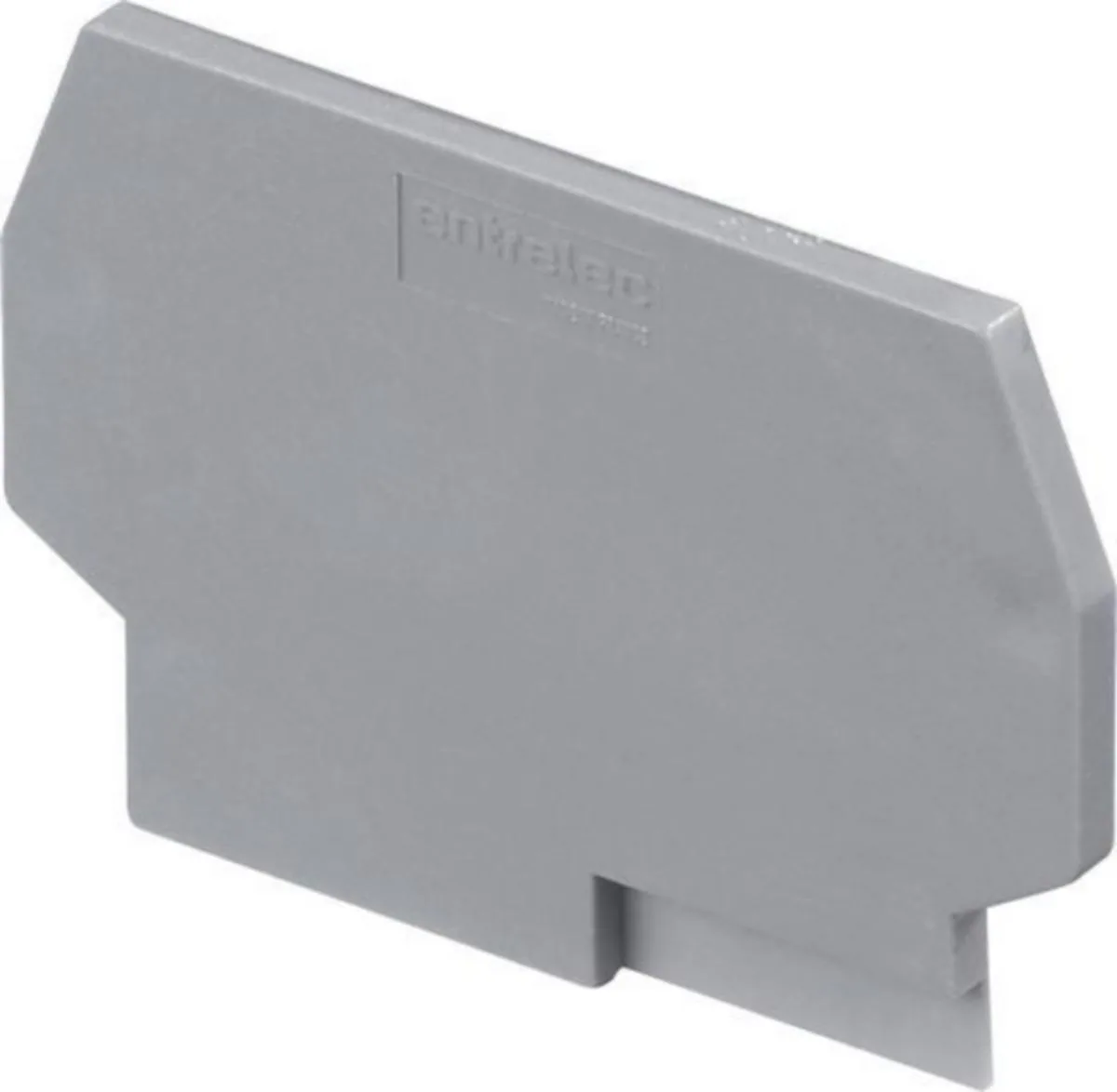 Päätylevy TE / ABB Entrelec -liittimet 3MM, M 6/8.STA – harmaa
