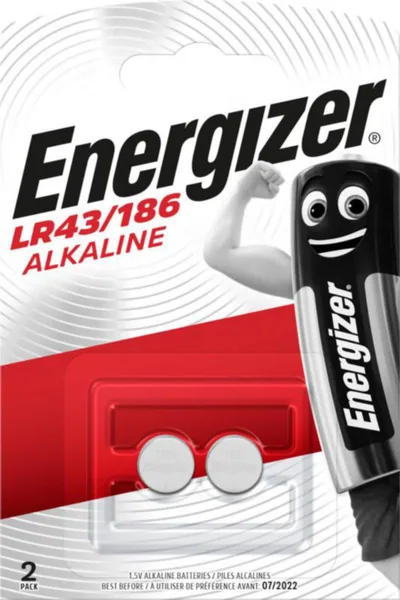 Paristo alkali Energizer Alkaline LR43/186 2-PAK