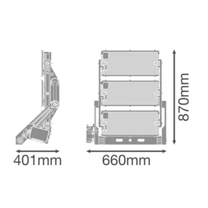 Valonheitin Ledvance Floodlight PFM Max - VALONHEITIN FLOODLIGHT PFM FL MAX 1800W 730 65X120 223KLM