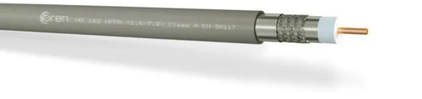 Antennikaapeli-HF Laatuantenni Ören Kablo RG11 Dca HQ163 LA HARMAA 10.0MM A K250
