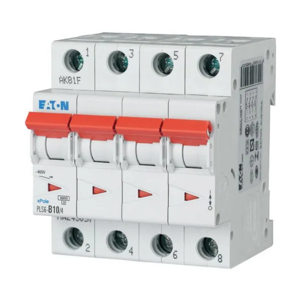 Johdonsuojakatkaisija Eaton Xpole PLS6-B10/4-MW