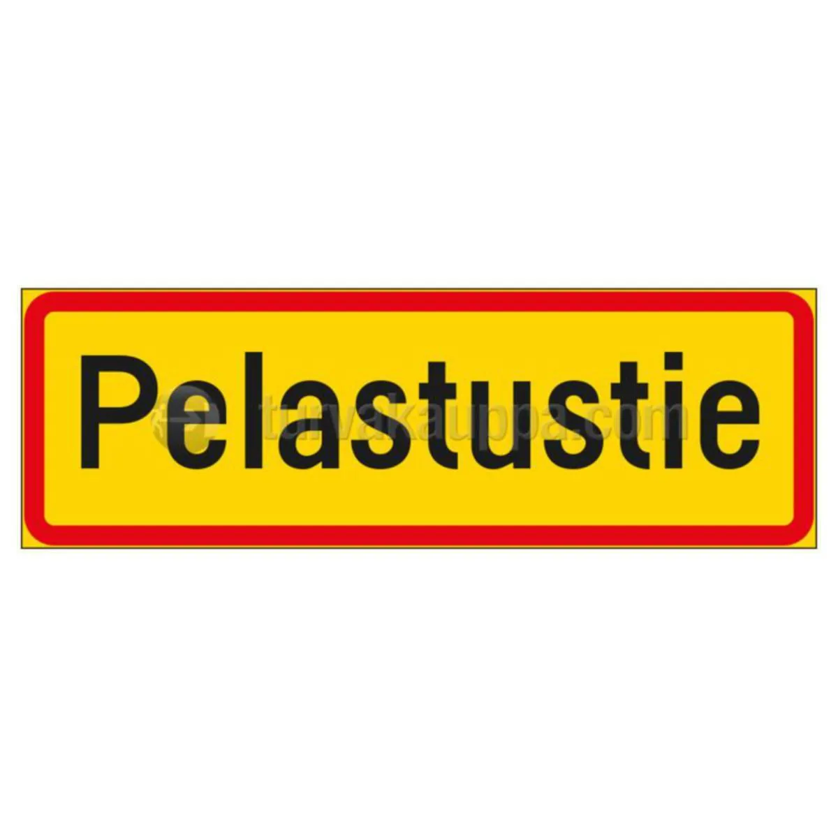 Merkintäkilpi ST alumiini PELASTUSTIE FI 600x200 ALU