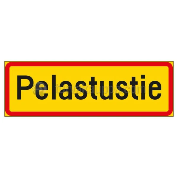 Merkintäkilpi ST alumiini PELASTUSTIE FI 600x200 ALU