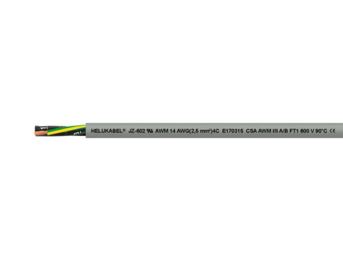 Ohjauskaapeli Helukabel JZ-602 - OHJAUSKAAPELI HELUKABEL JZ-602 UL/CSA 5G1,5 (AWG16)