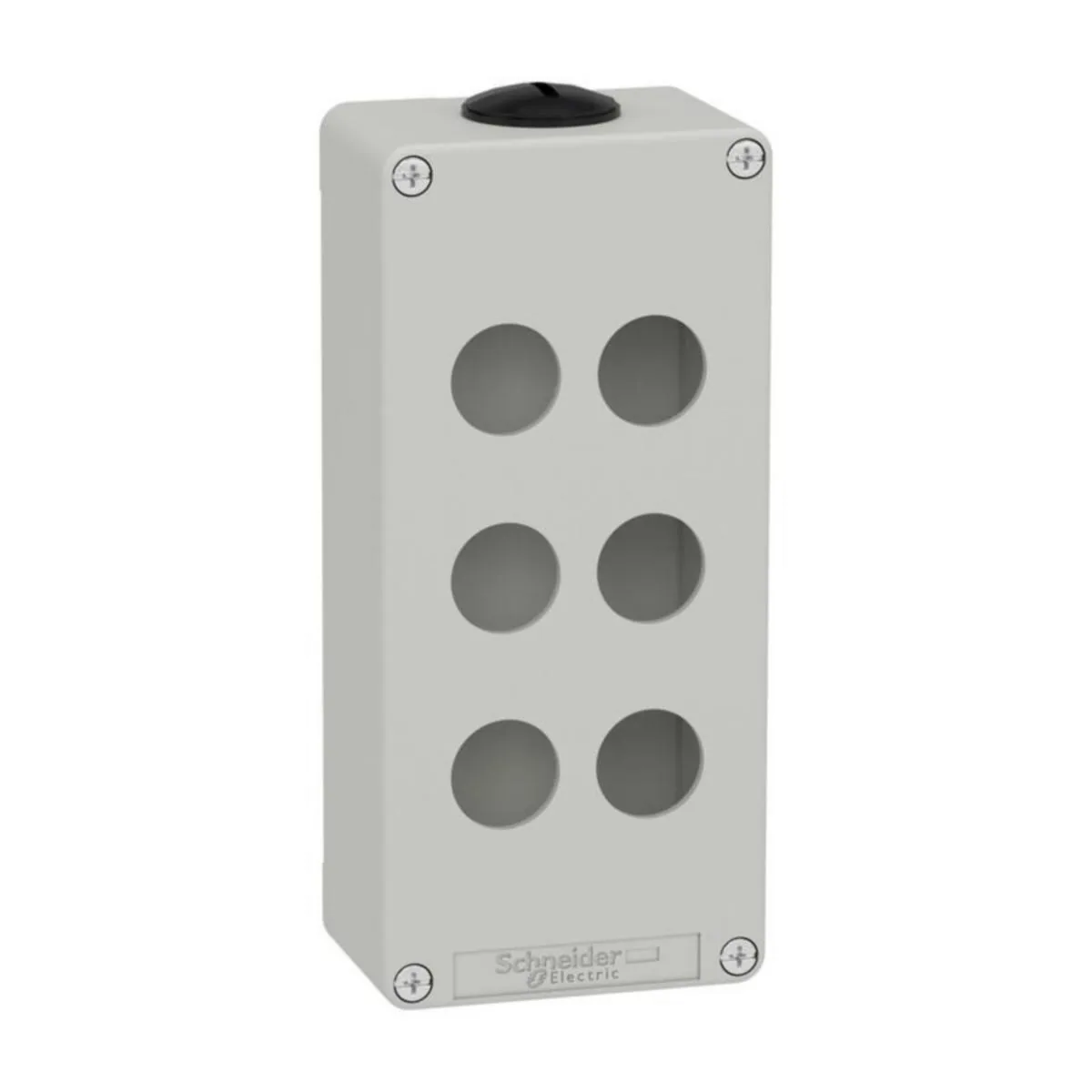 Painikekotelo Schneider Electric Harmony KOTELO HARMAA 6 REIKÄÄ 22 MM – harmaa