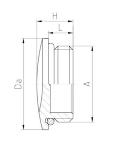Sulkutulppa metalli Sormat ST M - SULKUTULPPA METALLI SORMAT ST M50 MS IP66/IP68, O- RENGAS