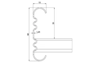 Tikashylly Meka KS60 - TIKASHYLLY MEKA KS60-600 L=6000 PG