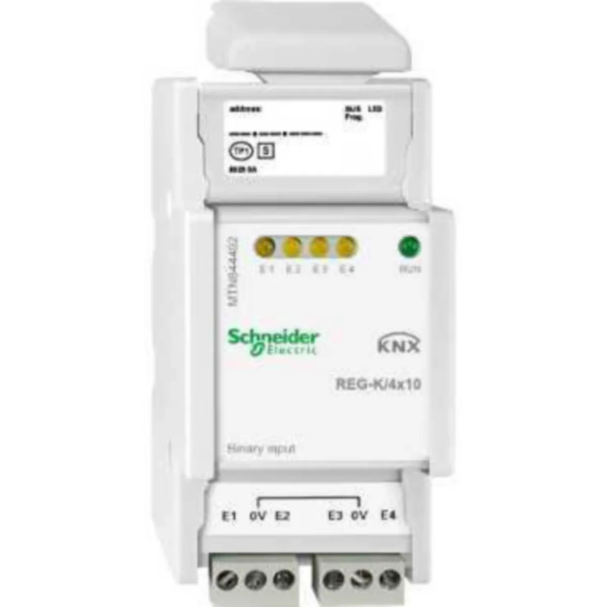 Tuloyksikkö KNX Schneider Electric SpaceLogic KNX Binääri - TULOYKSIKKÖ SPACELOGIC KNX BINÄÄRITULO /4X10