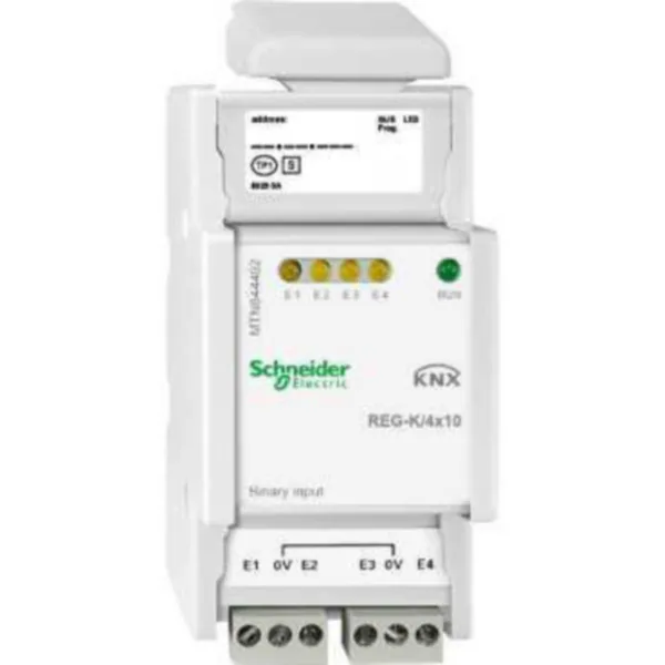 Tuloyksikkö KNX Schneider Electric SpaceLogic KNX Binääri BINÄÄRITULO /4X10