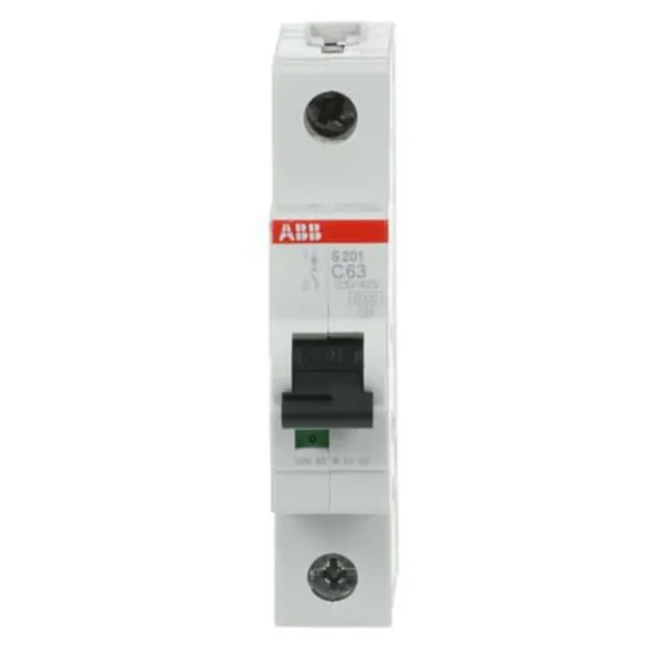 Johdonsuojakatkaisija ABB S200 C-käyrä 1-nap S201-C63 6kA STOTZ