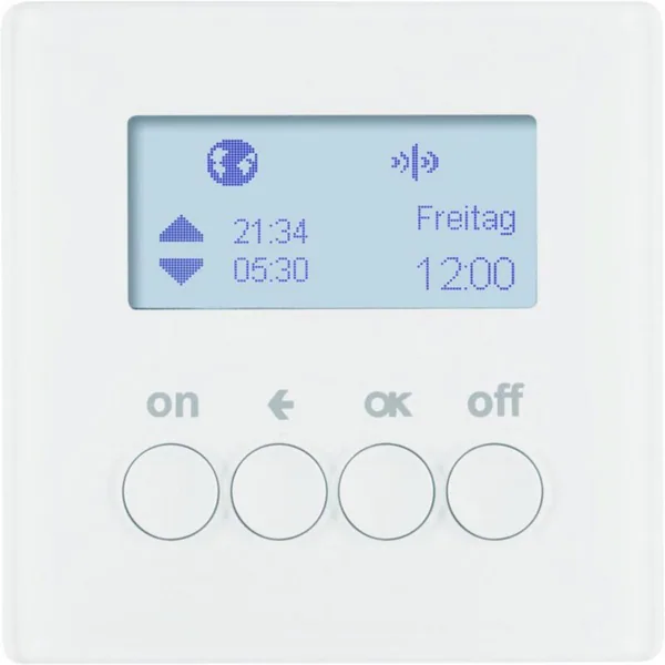 Kellokytkin KNX Hager Q.1 VKO 1K RF QUICKLINK VAL