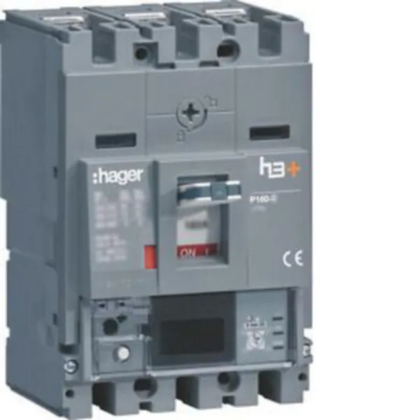 Kompaktikatkaisija Hager h3+ Energy P160 3N 160A 25KA