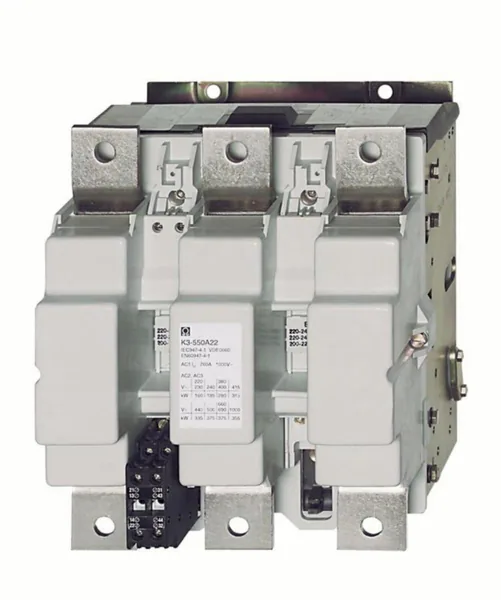 Kontaktori Benedikt & Jäger K3-450A22 250kW 3S 2S+2A 230V