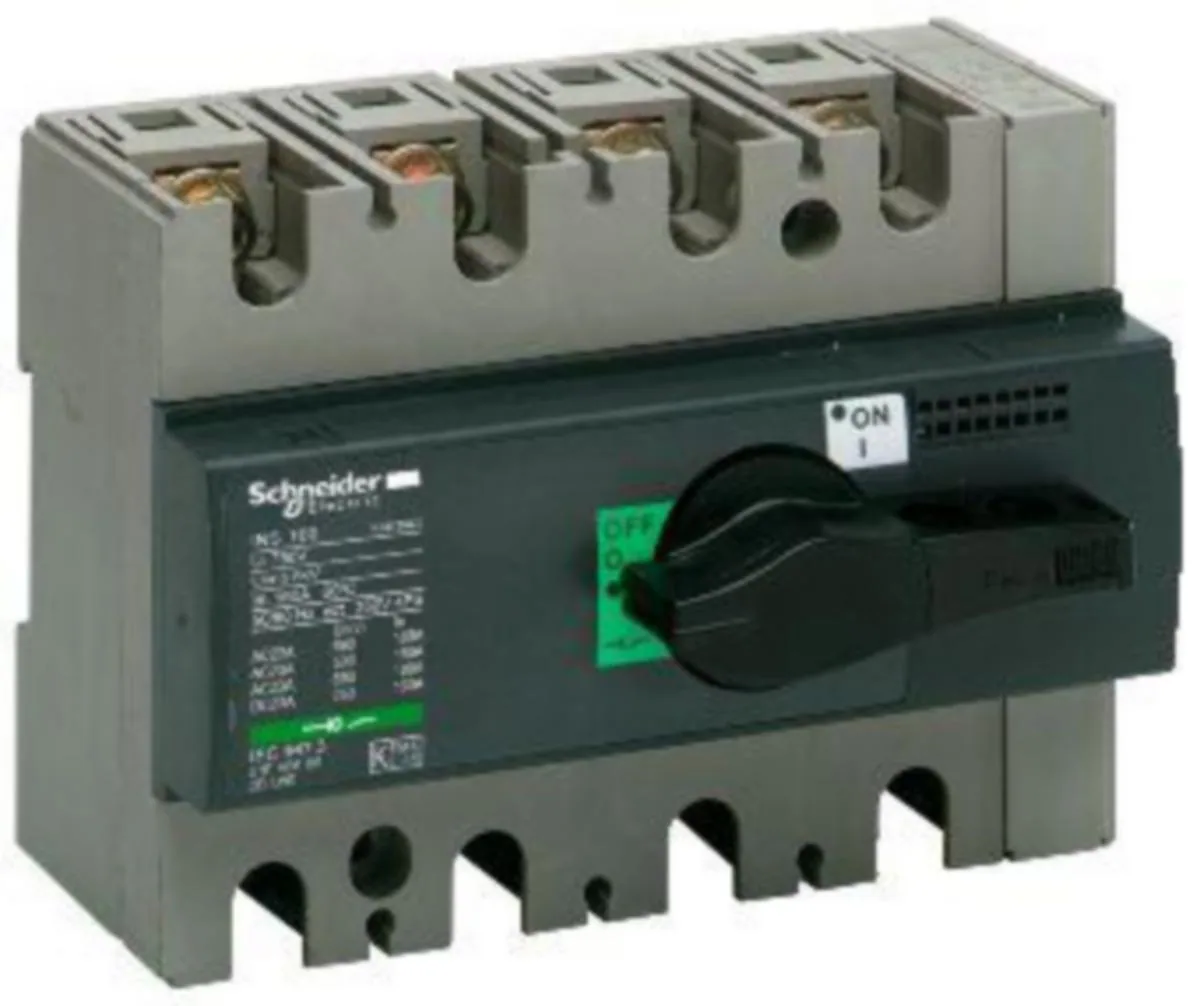 Kuormankytkin vääntö Schneider Electric ComPacT - KUORMANKYTKIN VÄÄNTÖ COMPACT 28909 INS100 4P
