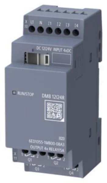 Laajennusmoduuli Siemens LOGO! LOGO DM8 12/24R 0BA3
