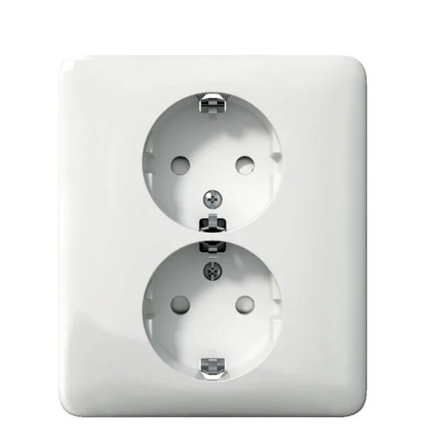 Pistorasia Schneider Electric Exxact 2-osainen kokopeitelevyllä 2S/16A/IP21 2X UPJ VAL 50 BLK