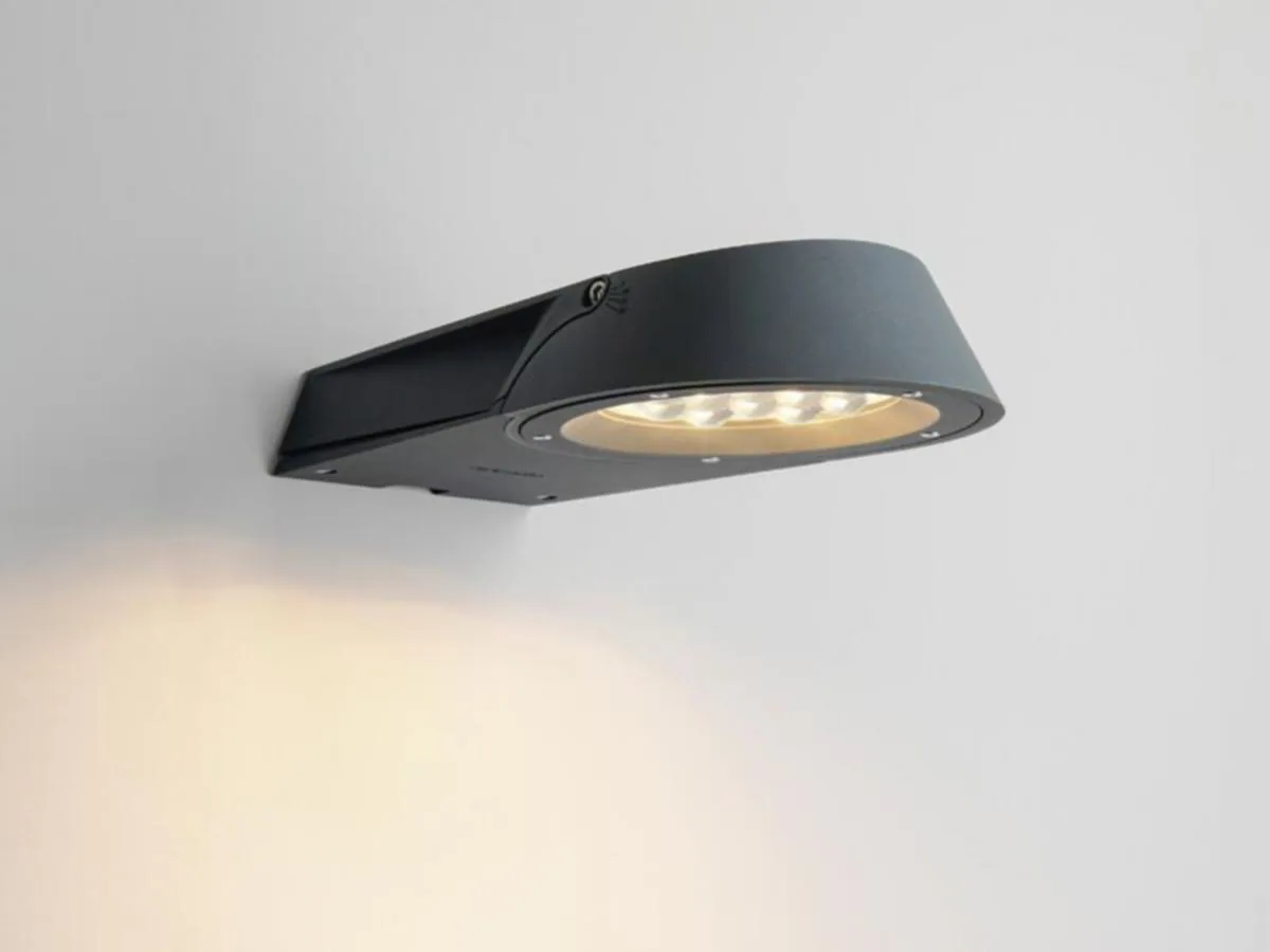 Seinävalaisin ulko Hide-a-lite Sharp Wall, IP65 3100LM 31W 3/4K ASYM ATN – 3000-4000