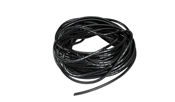 Sidontaspiraali Elematic halogeenivapaa PE HF 3-15mm MUSTA 50m