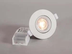 Alasvalo Hide-a-lite Comfort Twist Quick - ALASVALO COMFORT TWIST QUICK IP44 470lm 6,5W 2/3/4K TILT WH