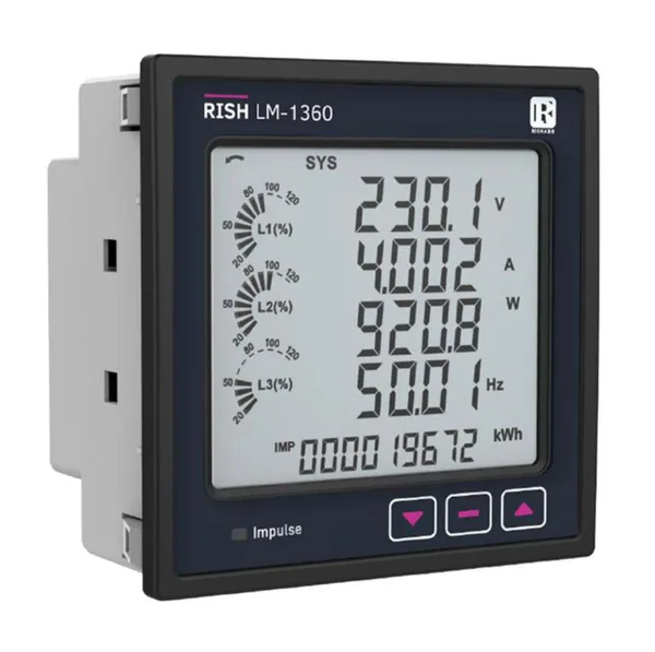 Energiamittari paneeli Rishabh RISH LM 1360 (ETHERNET