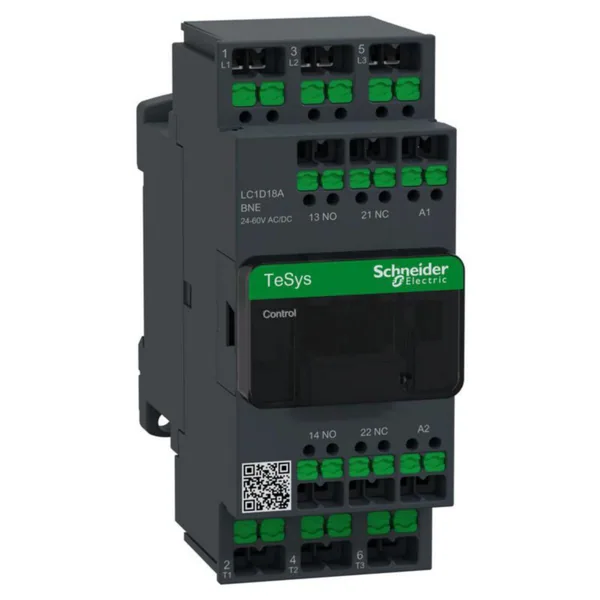 Kontaktori TeSys 18A 3P 24-60V AC/DC SNAP-IN