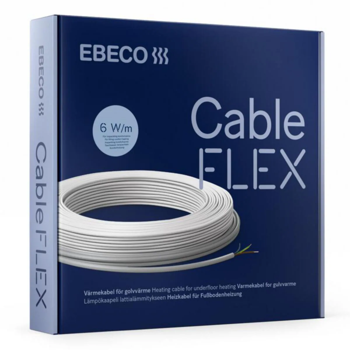 Lattialämmityskaapeli Ebeco Cableflex 6, 6W/M79M480W