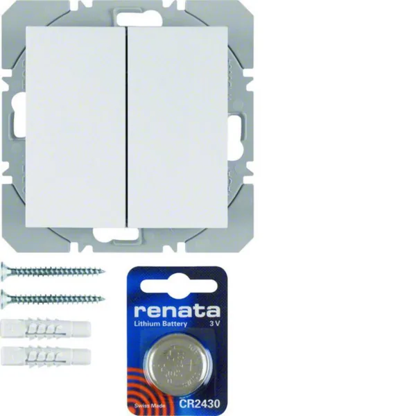 Painike langaton KNX Hager S.1 2OS PAR 3V QUICKLINK VAL