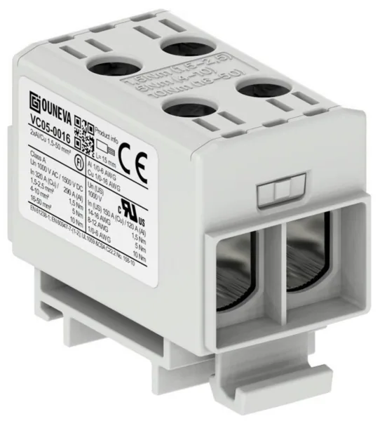 Riviliitin Ouneva OTL 2XAL/CU1,5-50MM2 HA. 150 KPL