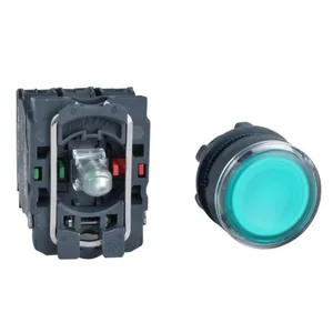 Valopainike Schneider Electric Harmony XB5 - TASOVALOPAINIKE HARMONY XB5AW33B5 LED 24V VIHREÄ